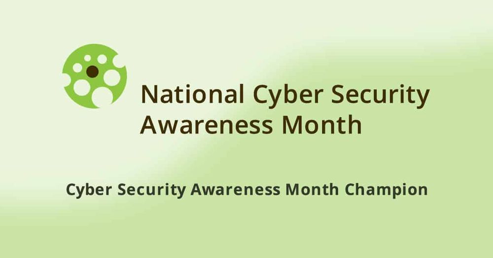 Cyber Security Awareness Month Champion 1881